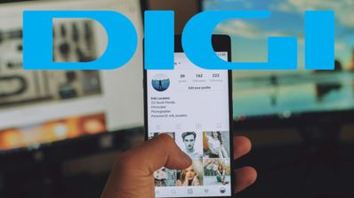 móvil de digi compartiendo internet