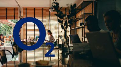 varios ordenadores con la conexión de o2