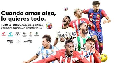 Imagen promocional de LaLiga EA Sports en Movistar temporada 24-25