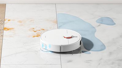 El Xiaomi Robot Vacuum S10+ fregando y limpiando