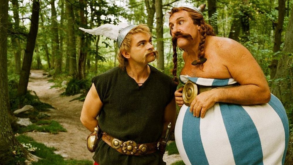 Una escena de una película de Astérix y Obélix