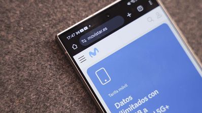 web de Movistar en móvil