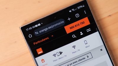 imagen de un smartphone de orange