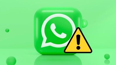 Logo de WhatsApp con advertencia