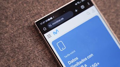 imagen de movistar en un smartphone