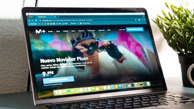 La interfaz de Movistar Plus+ en un ordenador portátil
