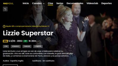 Versión de pruebas de la plataforma web de MásMóvil TV