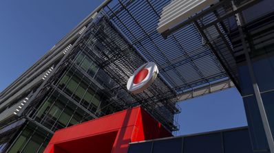 Una foto del edificio de oficinas de Vodafone