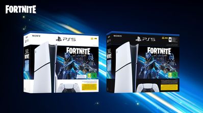 Cajas de los packs de PS5 edición Fortnite Cobalt Star