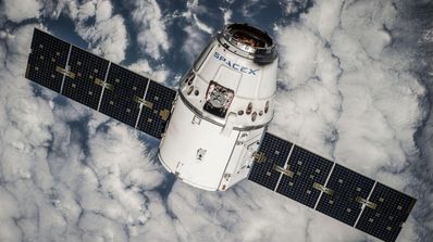 Uno de los satélites de SpaceX en la órbita de la Tierra