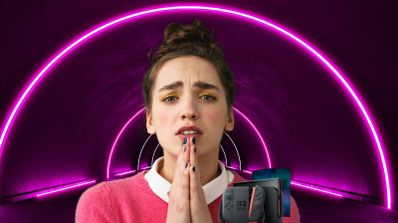 Una chica rogando para que Nintendo Switch 2 cumpla su sueño