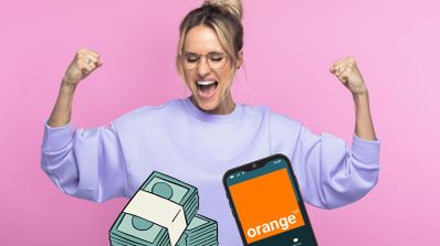 imagen de una persona contenta por el ahorro