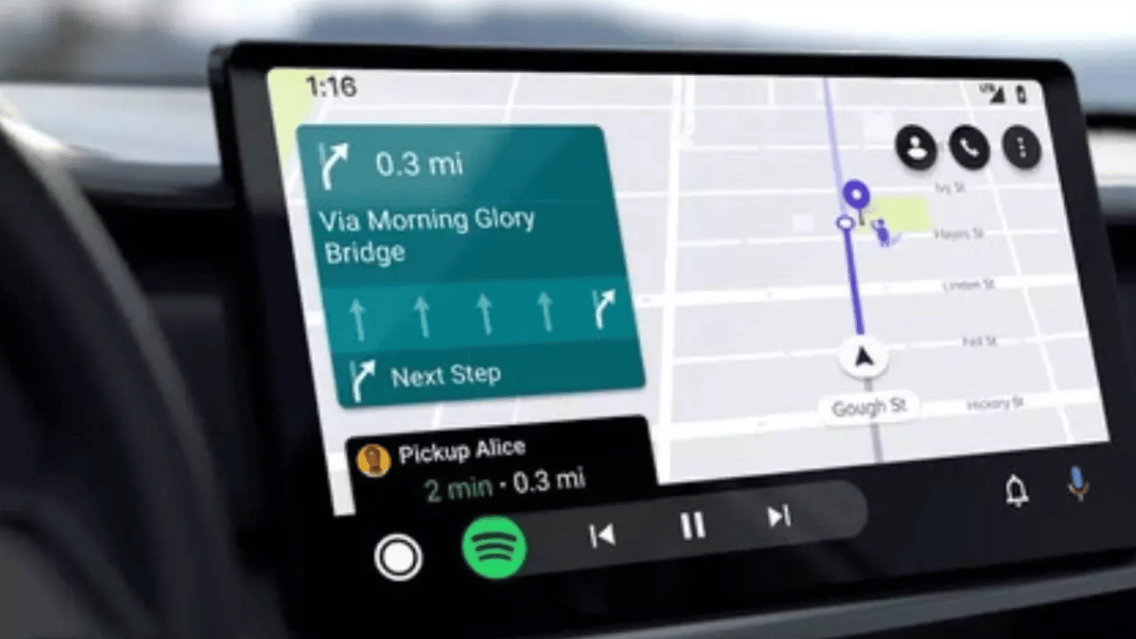Cómo usar el velocímetro en Android Auto desde Google Maps