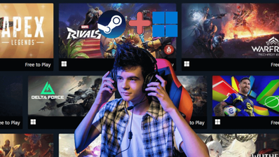 Un chico gamer preparándose para jugar en Steam