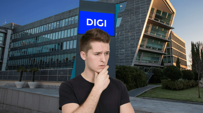 Un chico preocupado mientras piensa delante de Digi