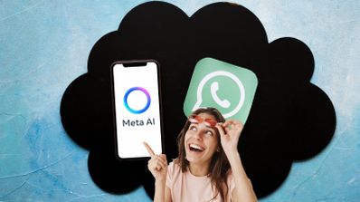 Meta AI generador de fondos de chat en WhatsApp