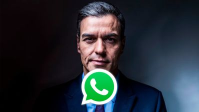 pedro sanchez icono de whatsapp con abalos