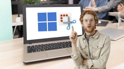 Windows 11 señalando herramienta Recortes