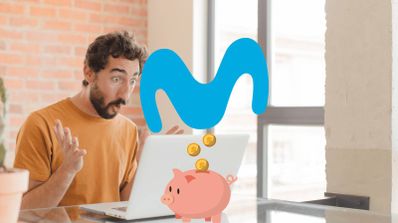 imagen de un usuario con un ordenador de movistar