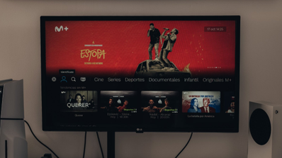 Movistar Plus+ pantalla de inicio de la app