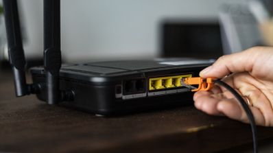 USB trasero del router