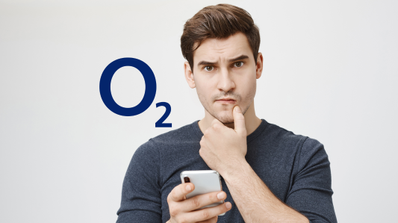 imagen de una persona con el logo de o2