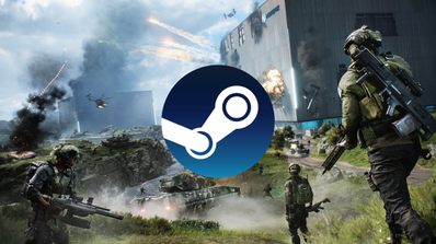 Steam con juego Battlefield 2042
