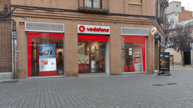 imagen de una tienda de vodafone