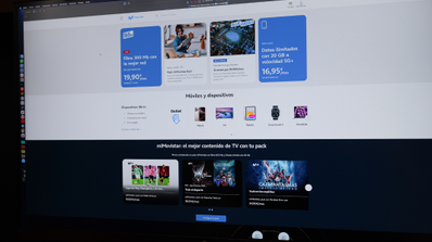 imagen de la página web de movistar