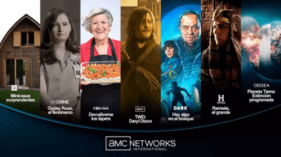 Imagen promocional de AMC Networks con algunos de sus canales