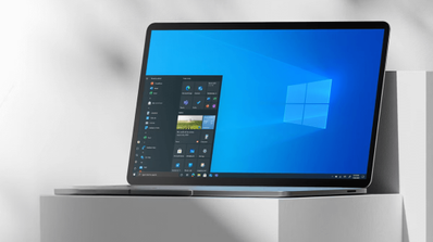 Ordenador portátil con el ya clásico sistema operativo Windows 10