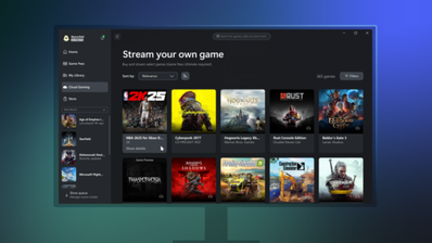 un ordenador portátil mostrando la función de xbox