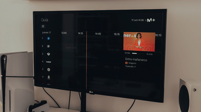 guía con la programación de los canales de movistar plus+