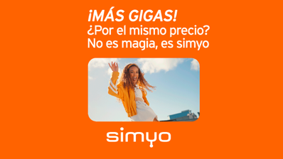 Simyo mejora los gigas móviles