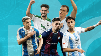 Jugadores de LaLiga Hypermotion en la publicidad de Movistar Plus+