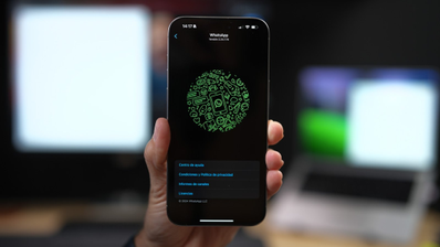 Interfaz de WhatsApp en la versión beta TestFlight para iOS