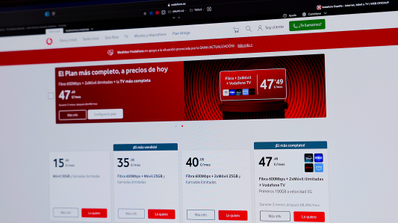 Página web de Vodafone