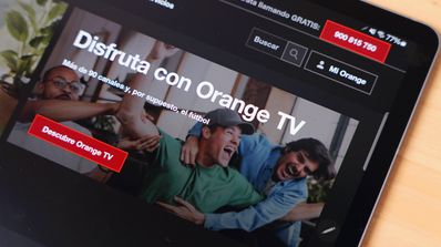 web de Orange TV
