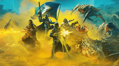 Una escena de Helldivers 2 ejecutándose en una Xbox Series X