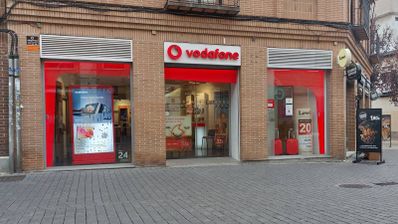 Una tienda de Vodafone en una ciudad de España