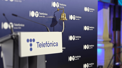 Un evento de presentación de Telefónica