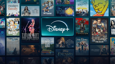 Mosaico de contenidos destacados de Disney+