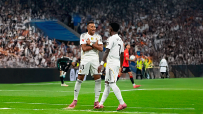 partido del Real Madrid Mbappé y Vinícius Jr