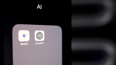 Aplicaciones móviles ChatGPT Google Gemini