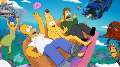 Colaboración de Los Simpson en Fortnite