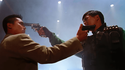Una escena de la película Hard Boiled