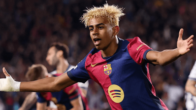 Lamine Yamal Barça partido Champions UEFA