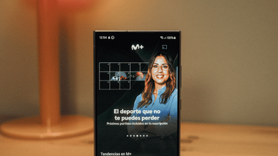 OTT Movistar Plus+ en un móvil