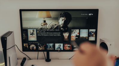 Seleccionando película en Movistar Plus+