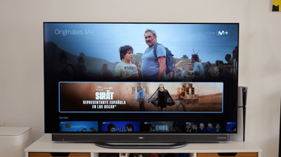 La película Sirat en la interfaz de Movistar Plus+